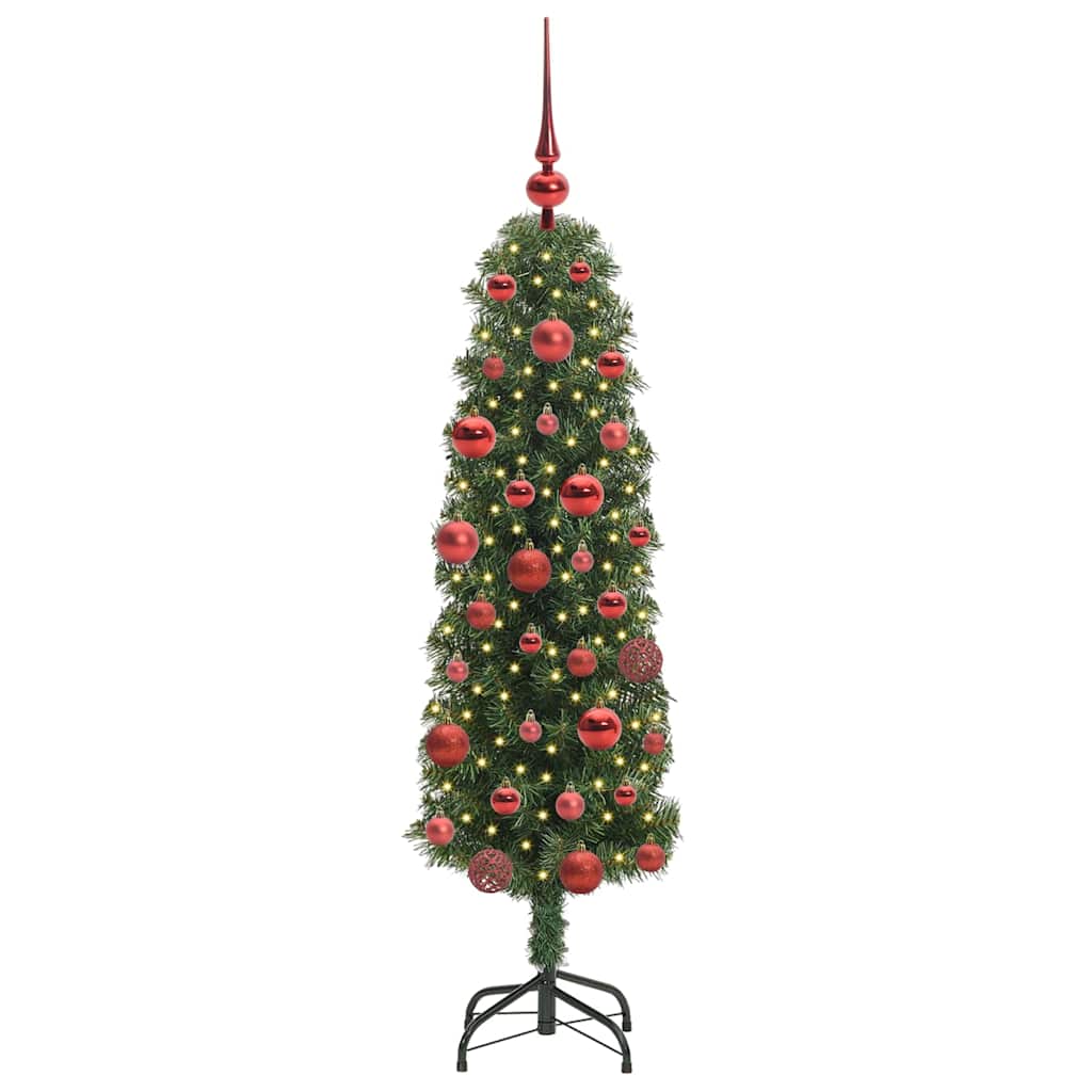 Árvore de Natal Artificial Verde 150 cm PVC e Aço e Plástico
