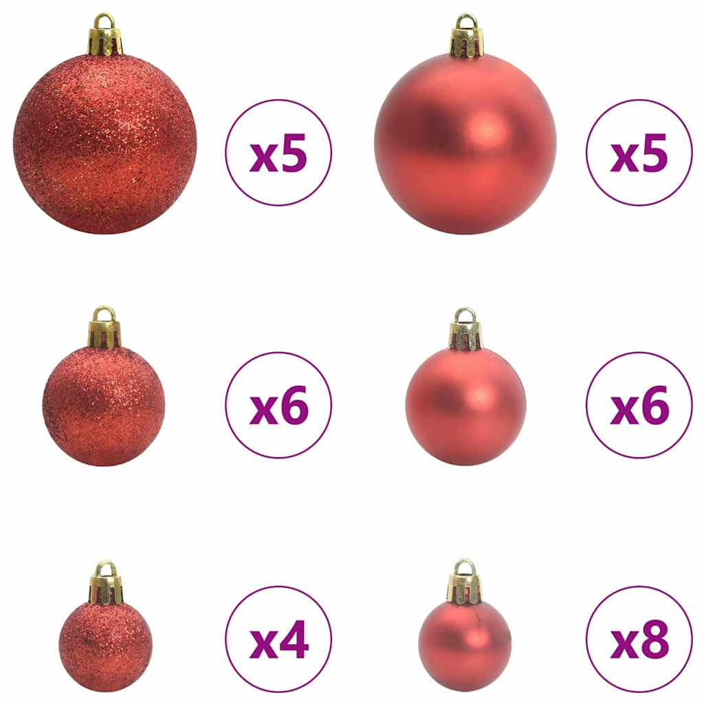 Árvore de Natal Artificial Verde 150 cm PVC e Aço e Plástico