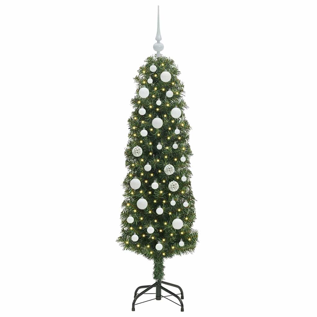 Árvore de Natal Artificial Verde 150 cm PVC e Aço e Plástico