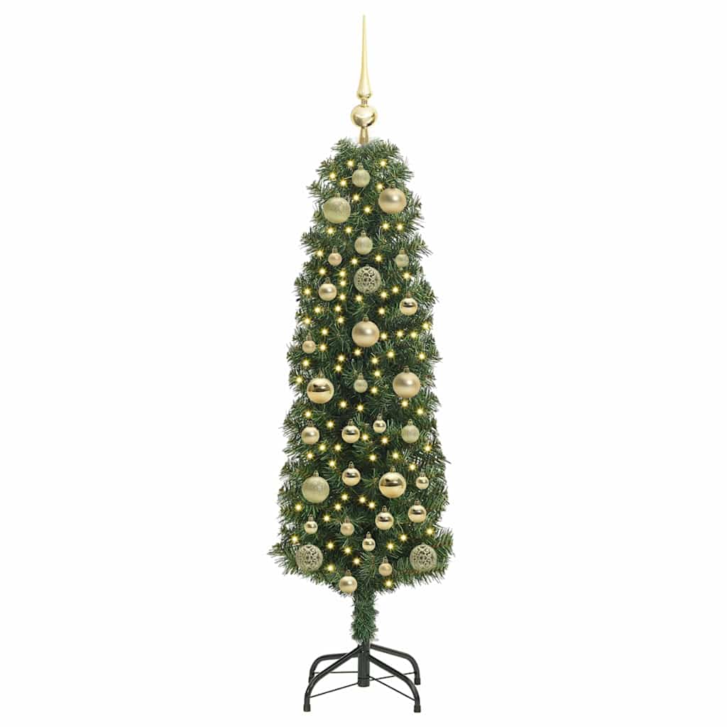 Árvore de Natal Artificial Verde 150 cm PVC e Aço e Plástico