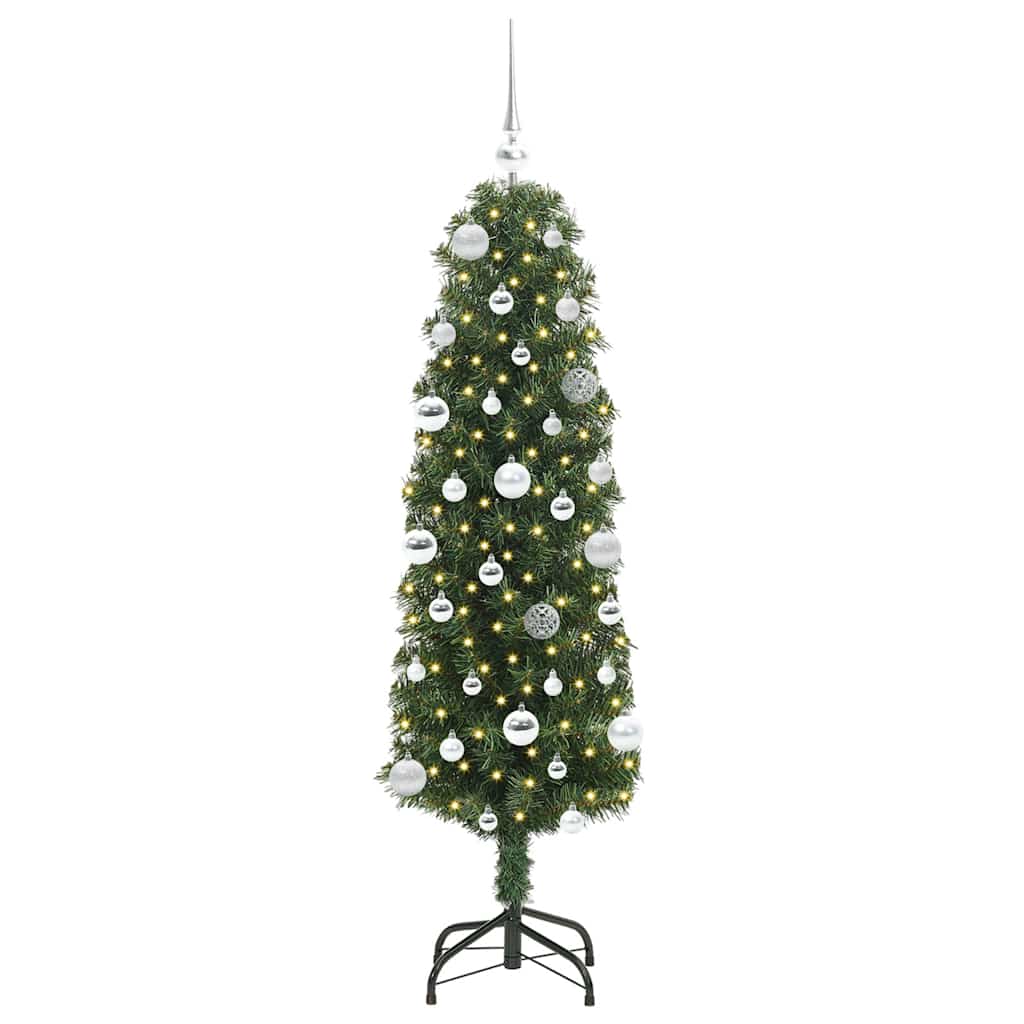 Árvore de Natal Artificial Verde 150 cm PVC e Aço e Plástico