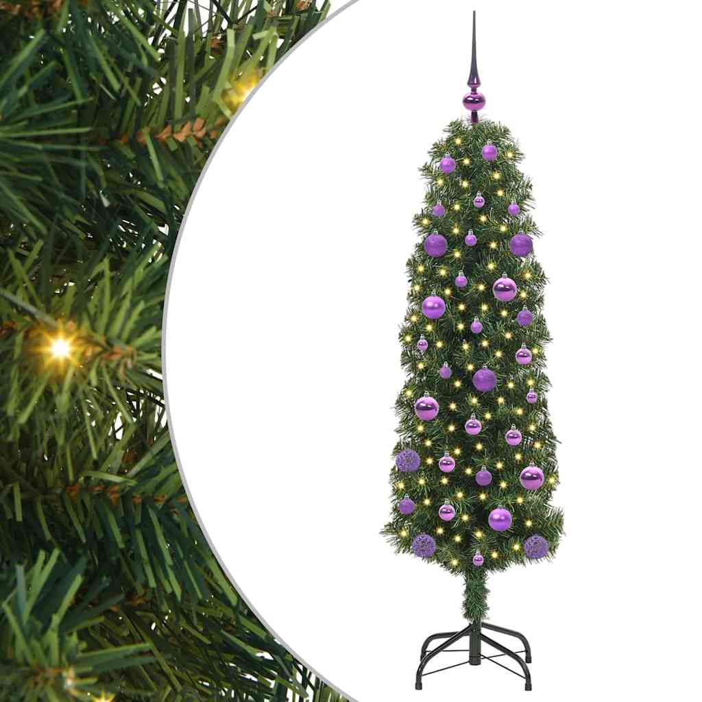 Árvore de Natal Artificial Verde 150 cm PVC e Aço e Plástico