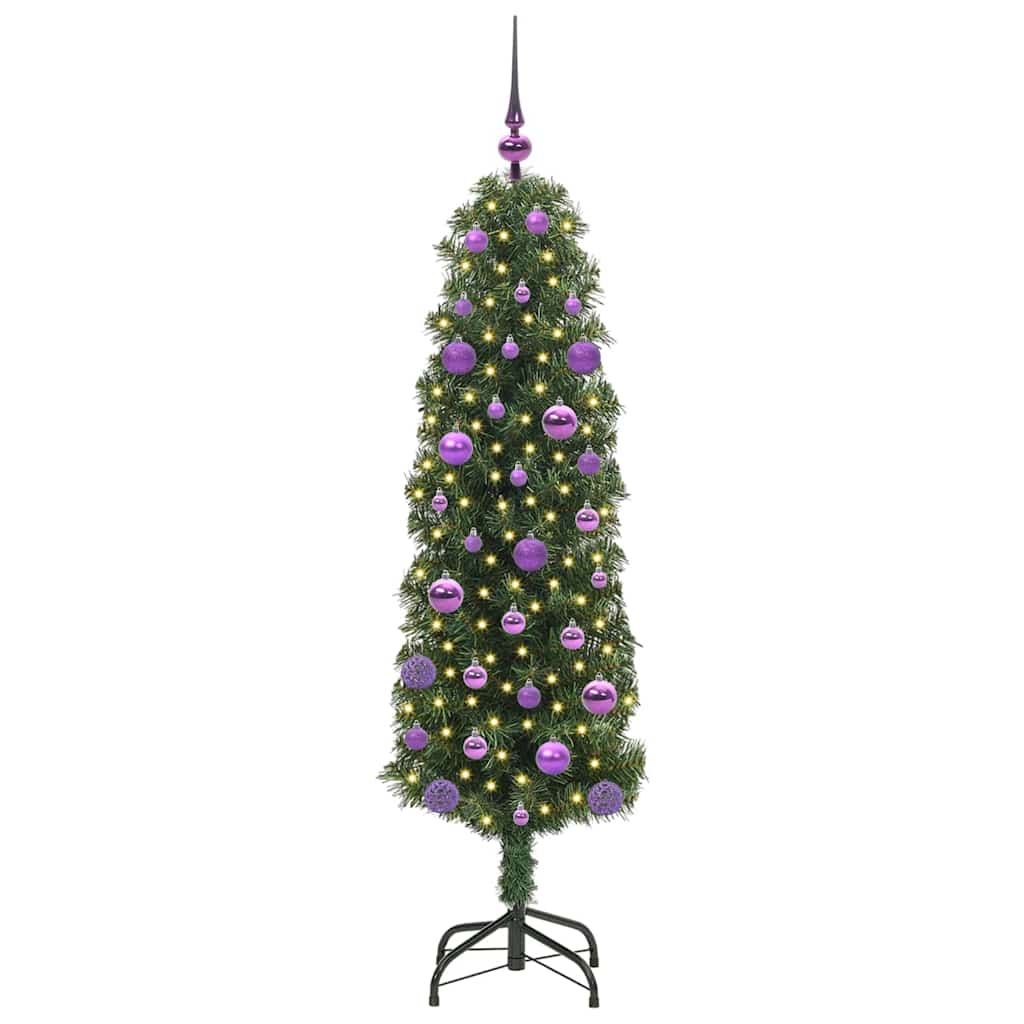 Árvore de Natal Artificial Verde 150 cm PVC e Aço e Plástico