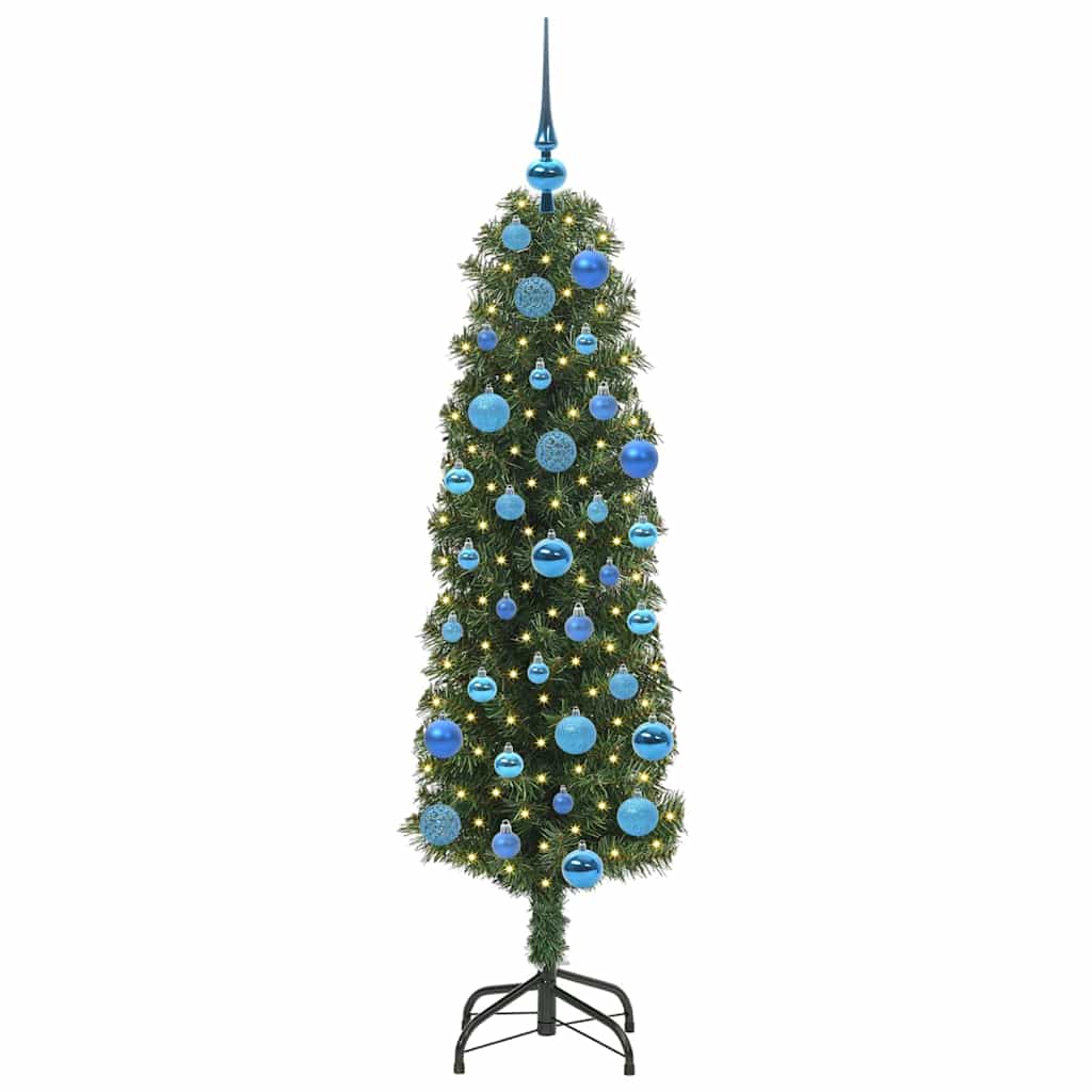 Árvore de Natal Artificial Verde 150 cm PVC e Aço e Plástico