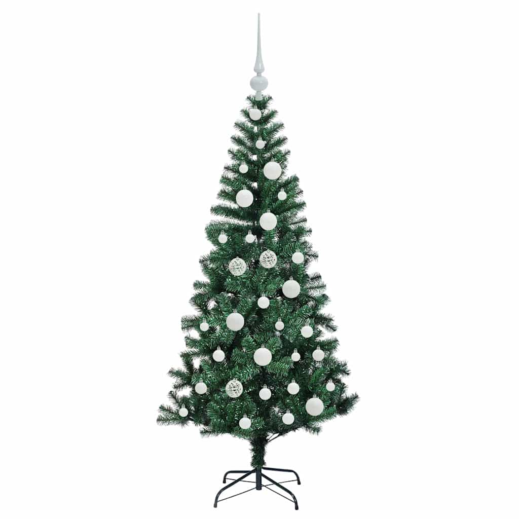 Árvore de Natal Artificial Pré-iluminada Verde 120 cm