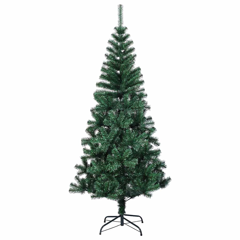 Árvore de Natal Artificial Pré-iluminada Verde 120 cm
