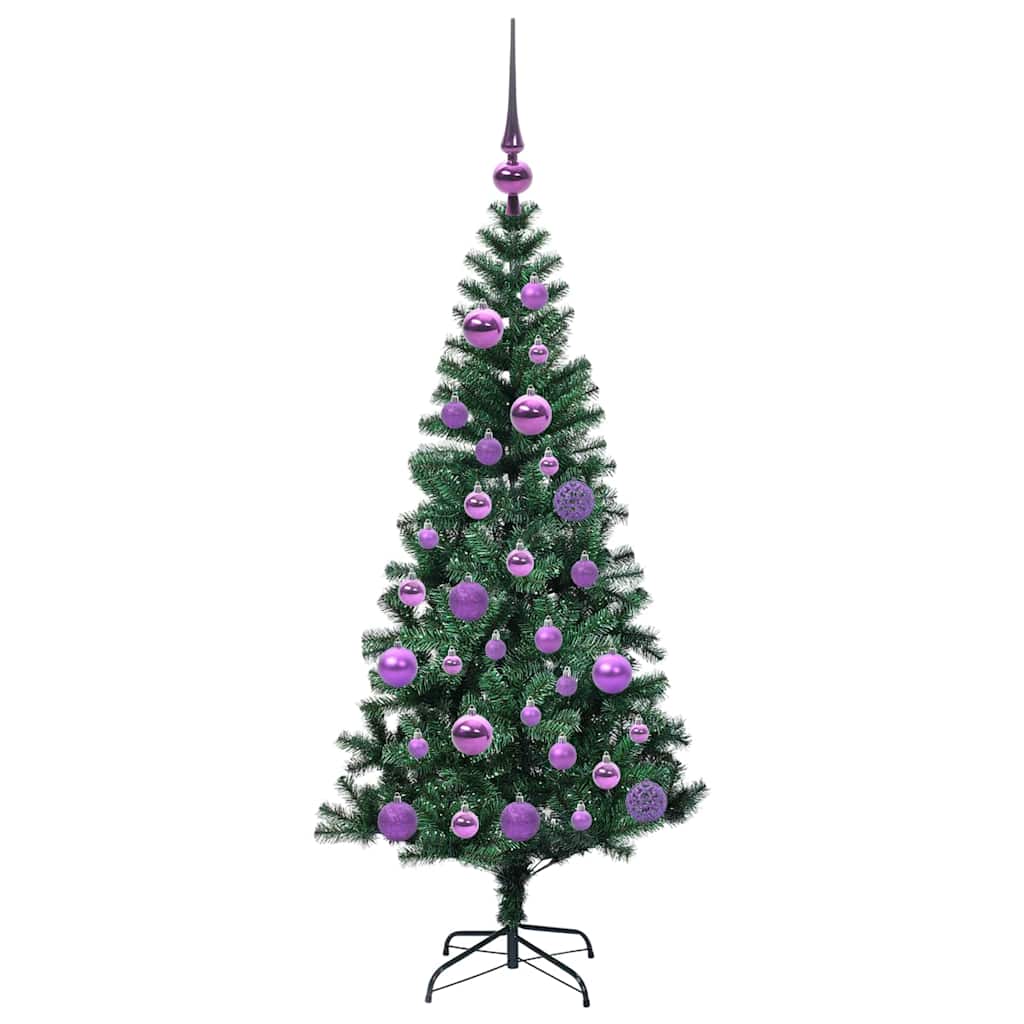 Árvore de Natal Artificial Pré-iluminada Verde 120 cm