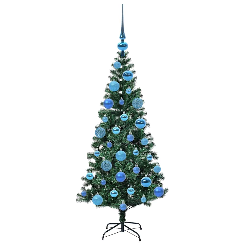 Árvore de Natal Artificial Pré-iluminada Verde 120 cm