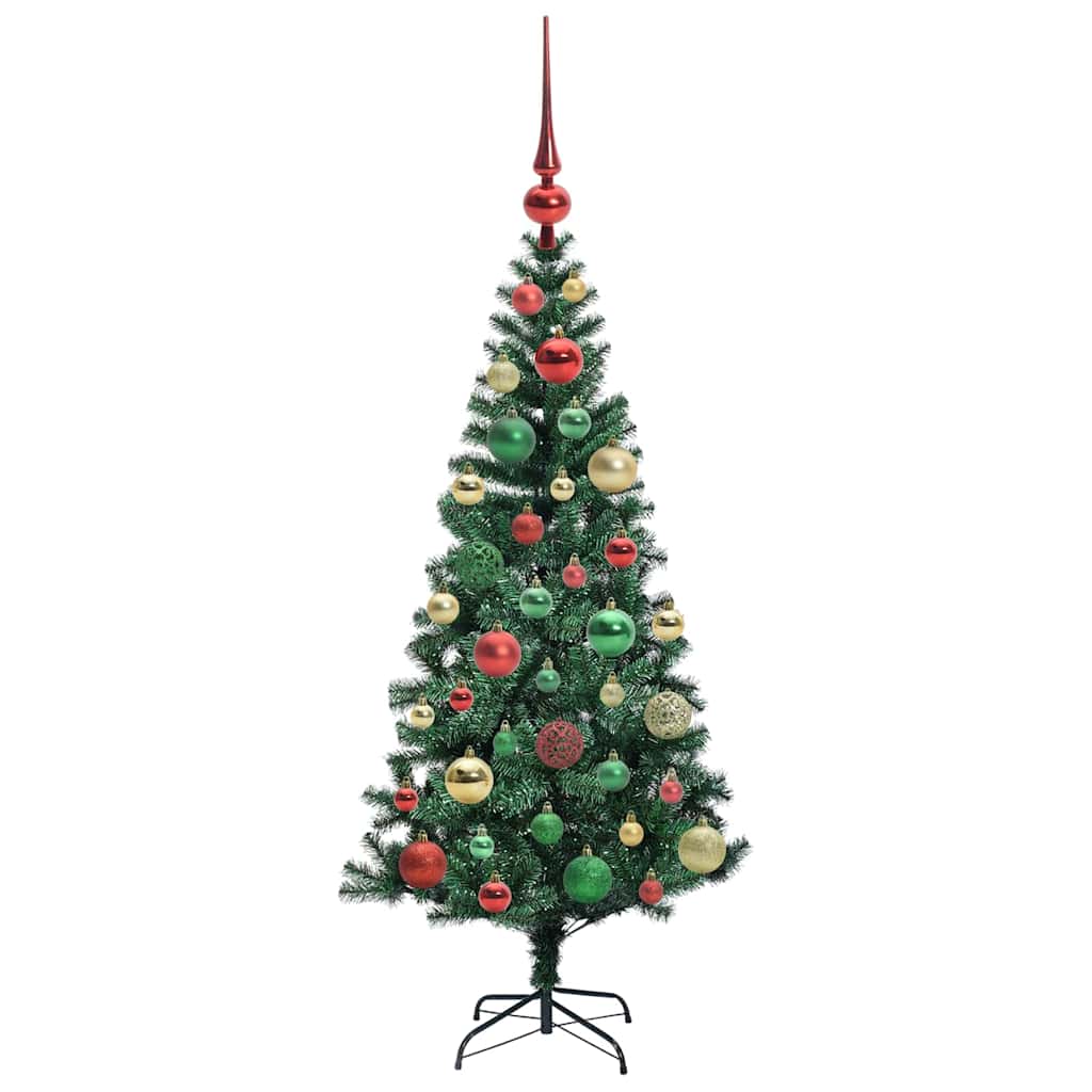 Árvore de Natal Artificial Pré-iluminada Verde 120 cm