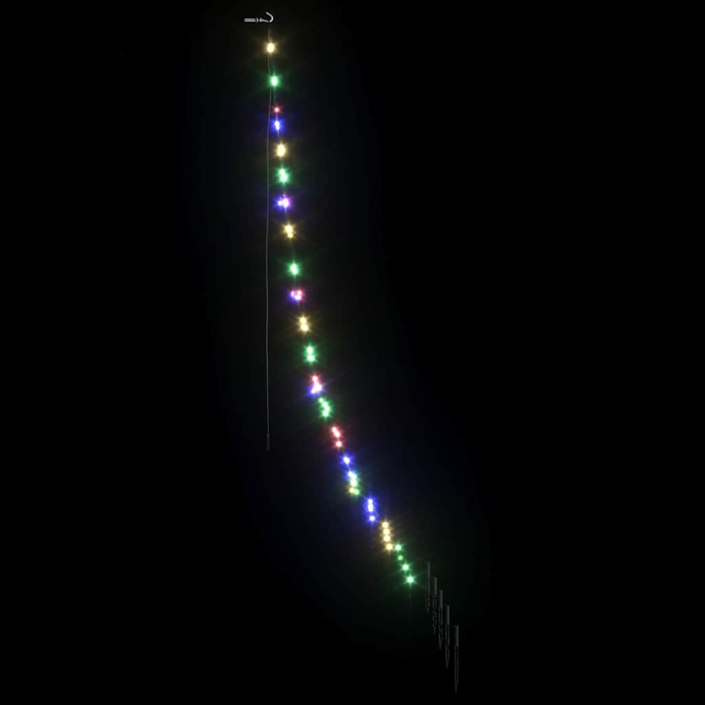 Árvore de Natal LED com Estacas para o Solo Multicolor 180 cm