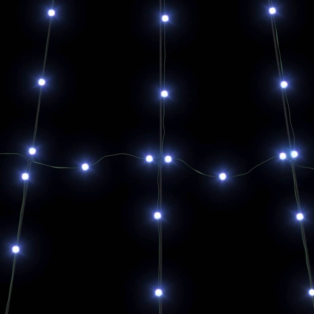 Árvore de Natal LED com Estacas para o Solo Azul 180 cm Metal