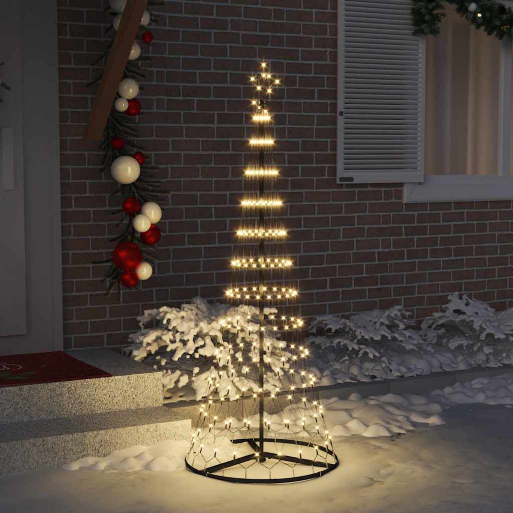 Árvore de Natal LED Branco quente 71 x 71 x 184,5 cm Metal
