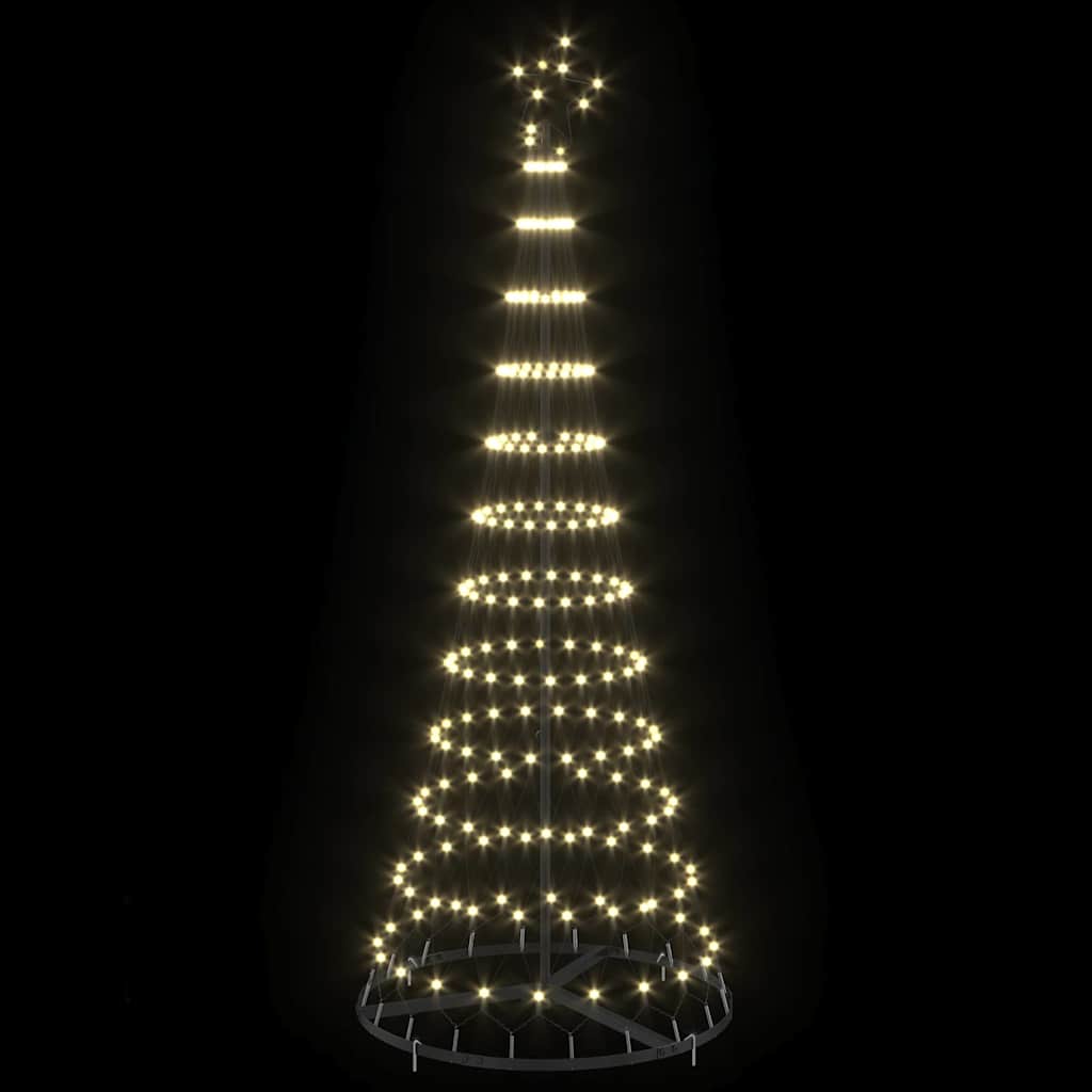 Árvore de Natal LED Branco quente 71 x 71 x 184,5 cm Metal