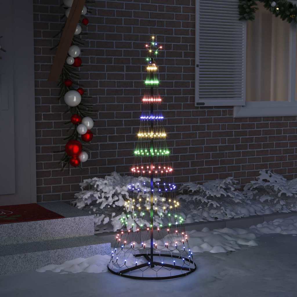 Árvore de Natal LED Multicolor 71 x 71 x 184,5 cm Metal