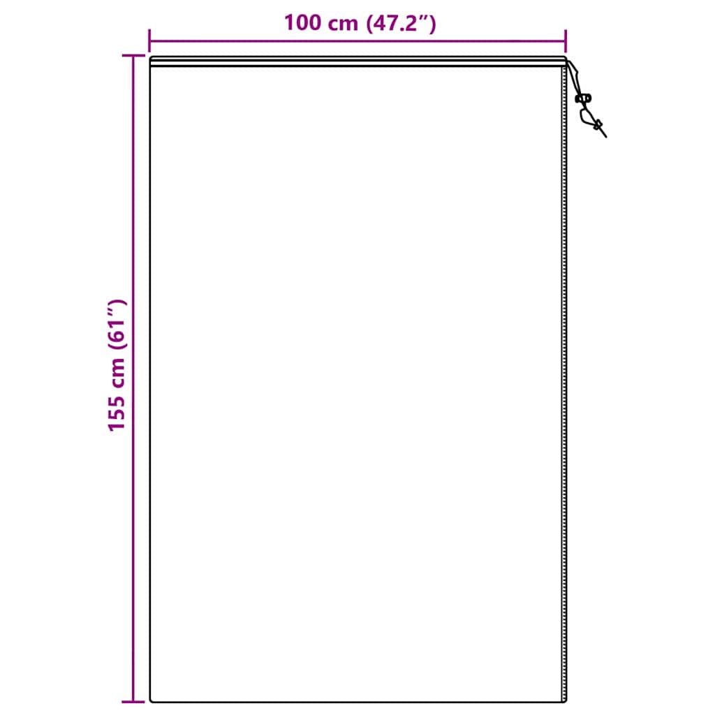 Capas de Fleece para Proteção Contra Geada 5 pcs Bege
