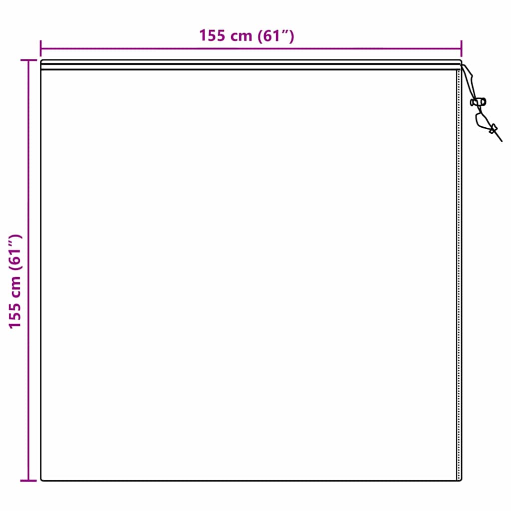 Capas de Fleece para Proteção Contra Geada 5 pcs Bege