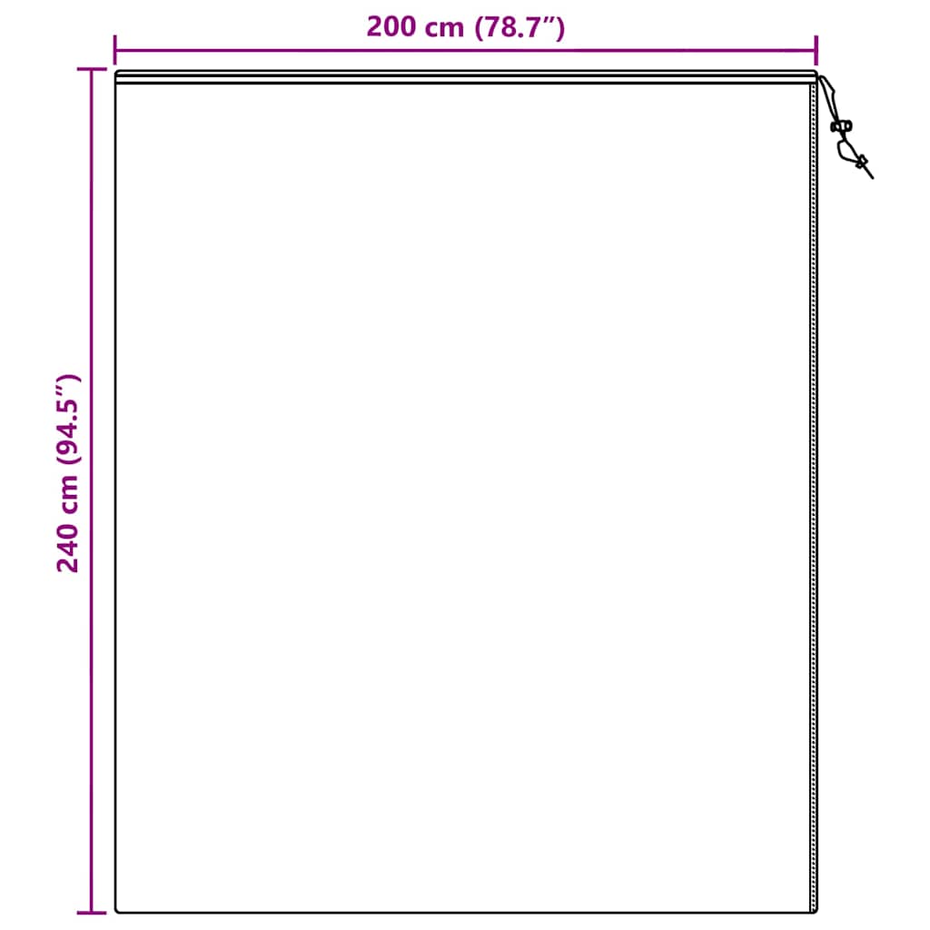 Capas de Fleece para Proteção Contra Geada 5 pcs Bege