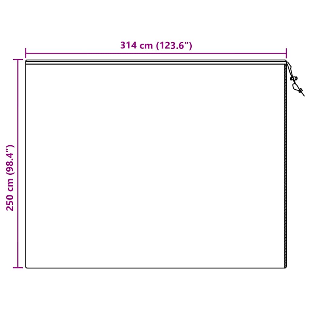 Capas de Fleece para Proteção Contra Geada 5 pcs Bege