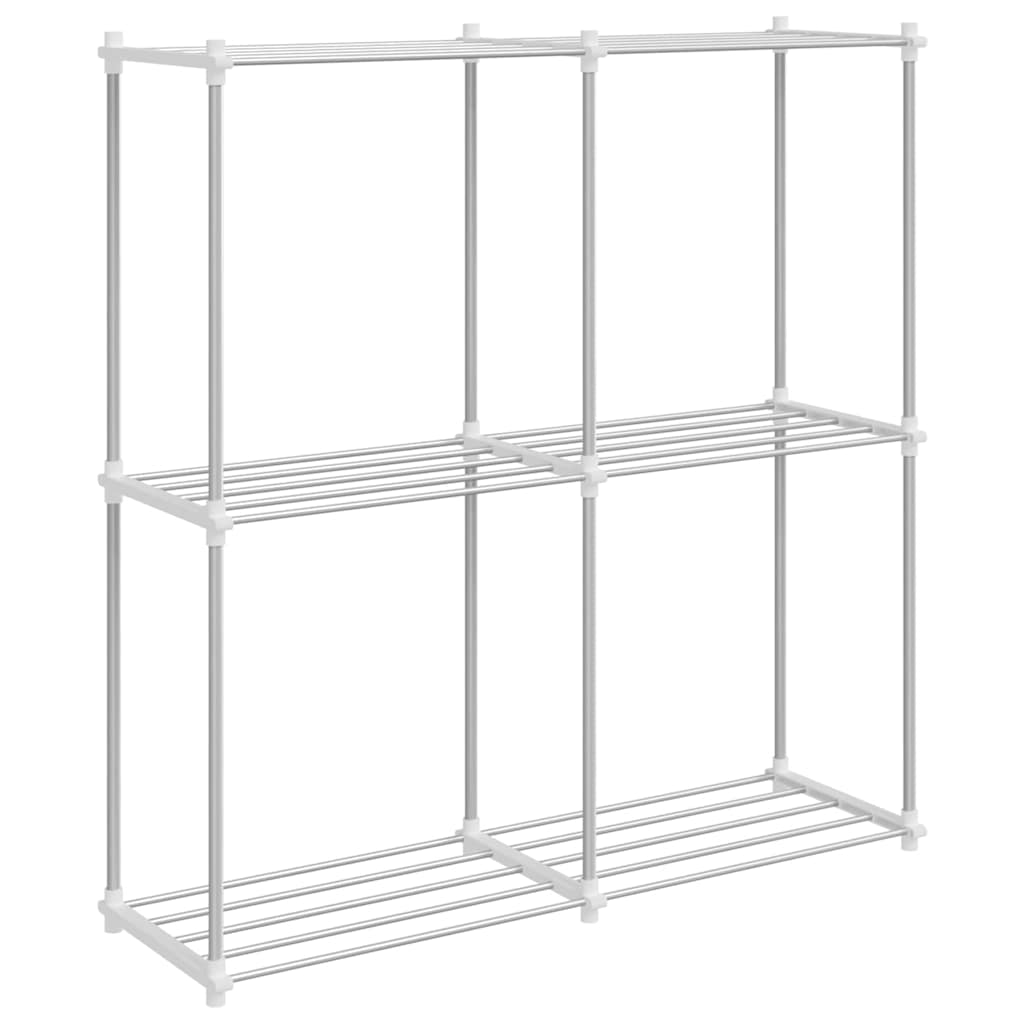 Prateleira de Armazenamento branco 43 x 27 x 90 cm Alumínio