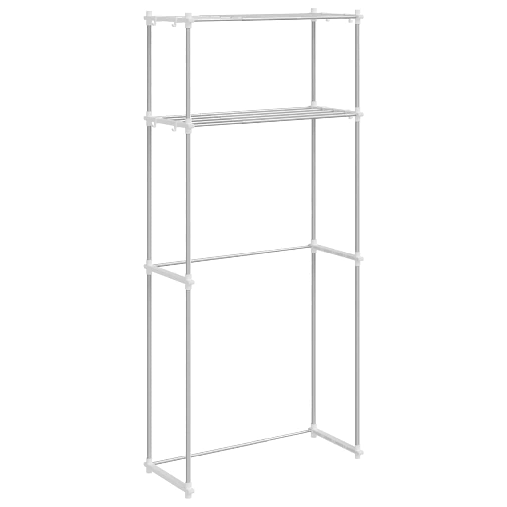 Prateleira para Máquina de Lavar Manual Branco 63 x 27 x 136 cm