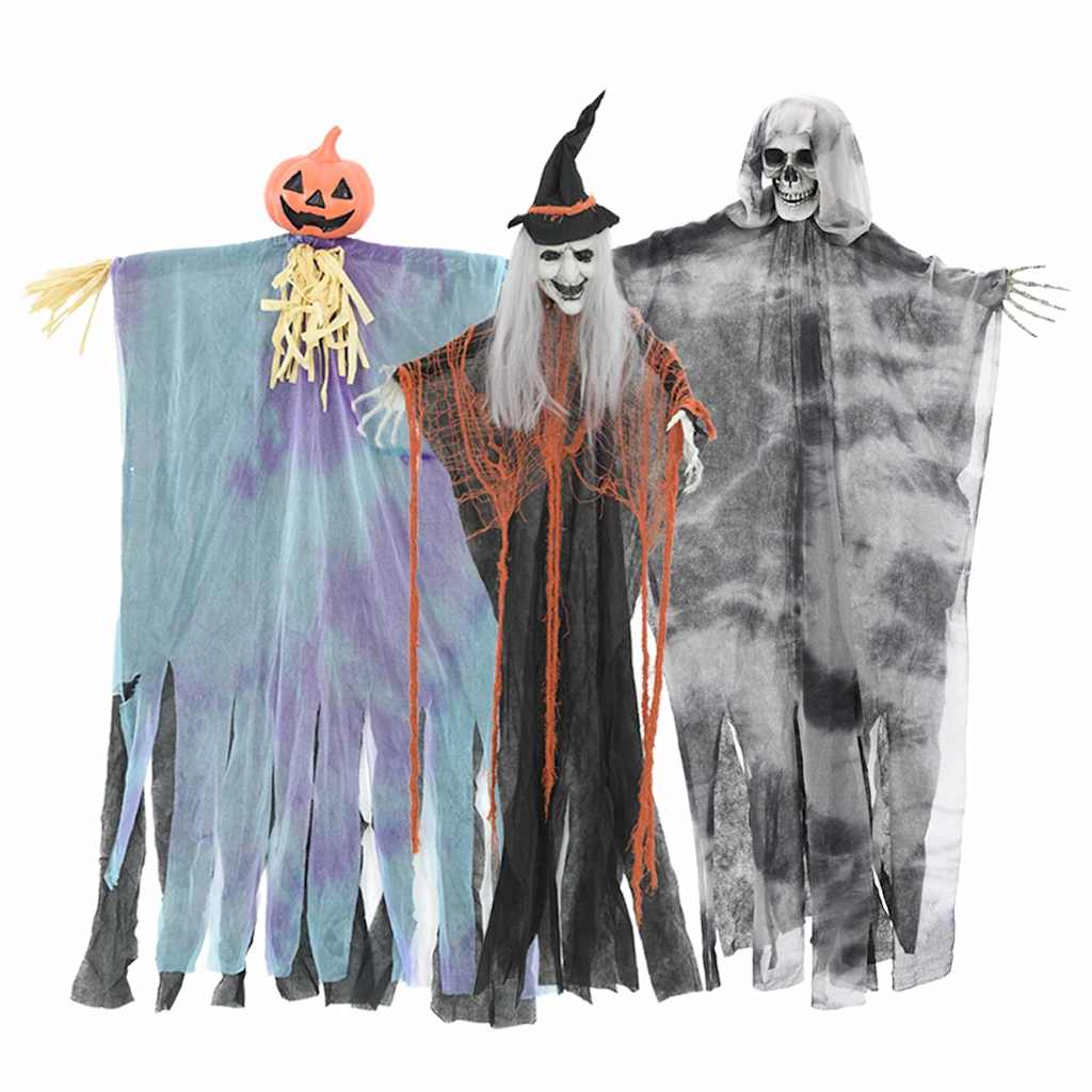 Fantasma de Halloween Pendente 3 pcs Multicolor 61 x 97 cm