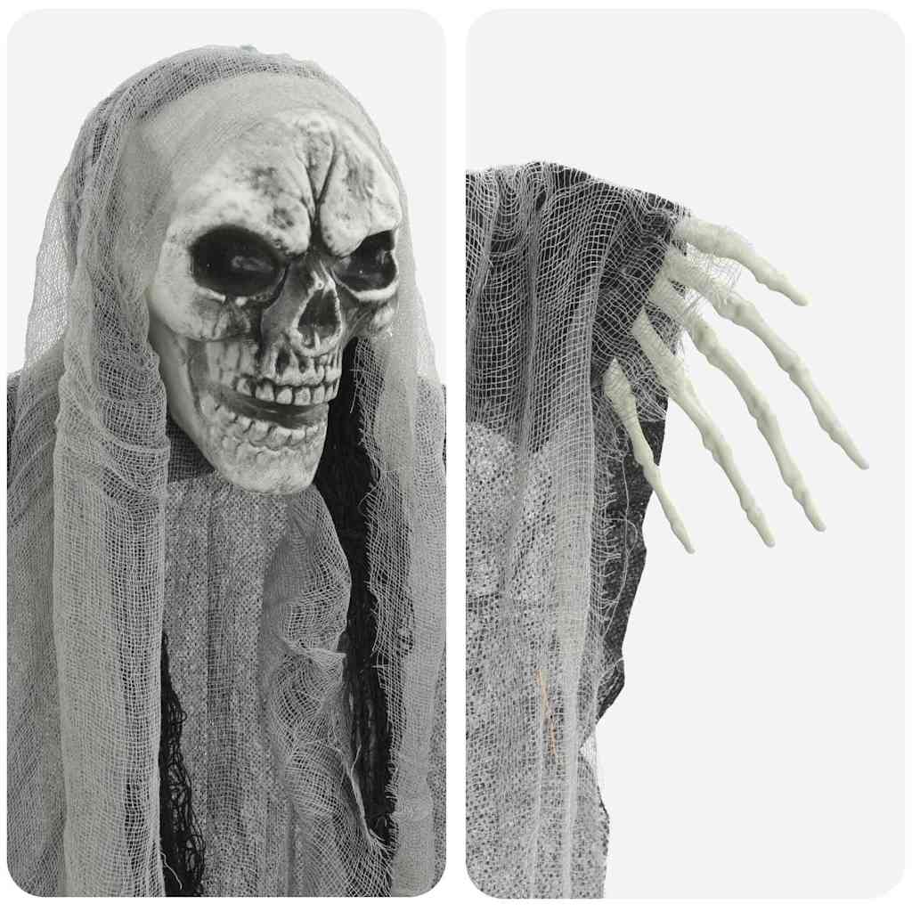 Fantasma de Halloween Pendente 3 pcs Preto 66 x 110 cm