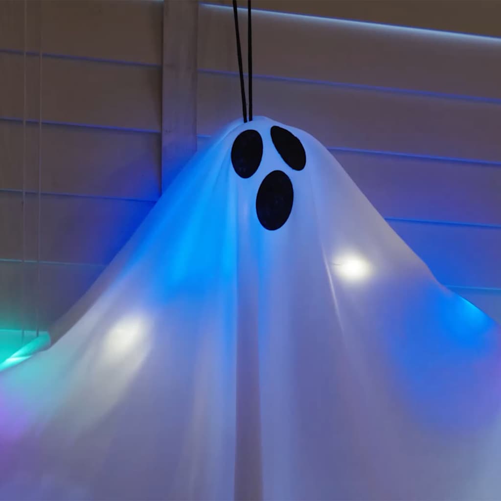 Fantasma de Halloween Pendente 3 pcs Branco Poliéster