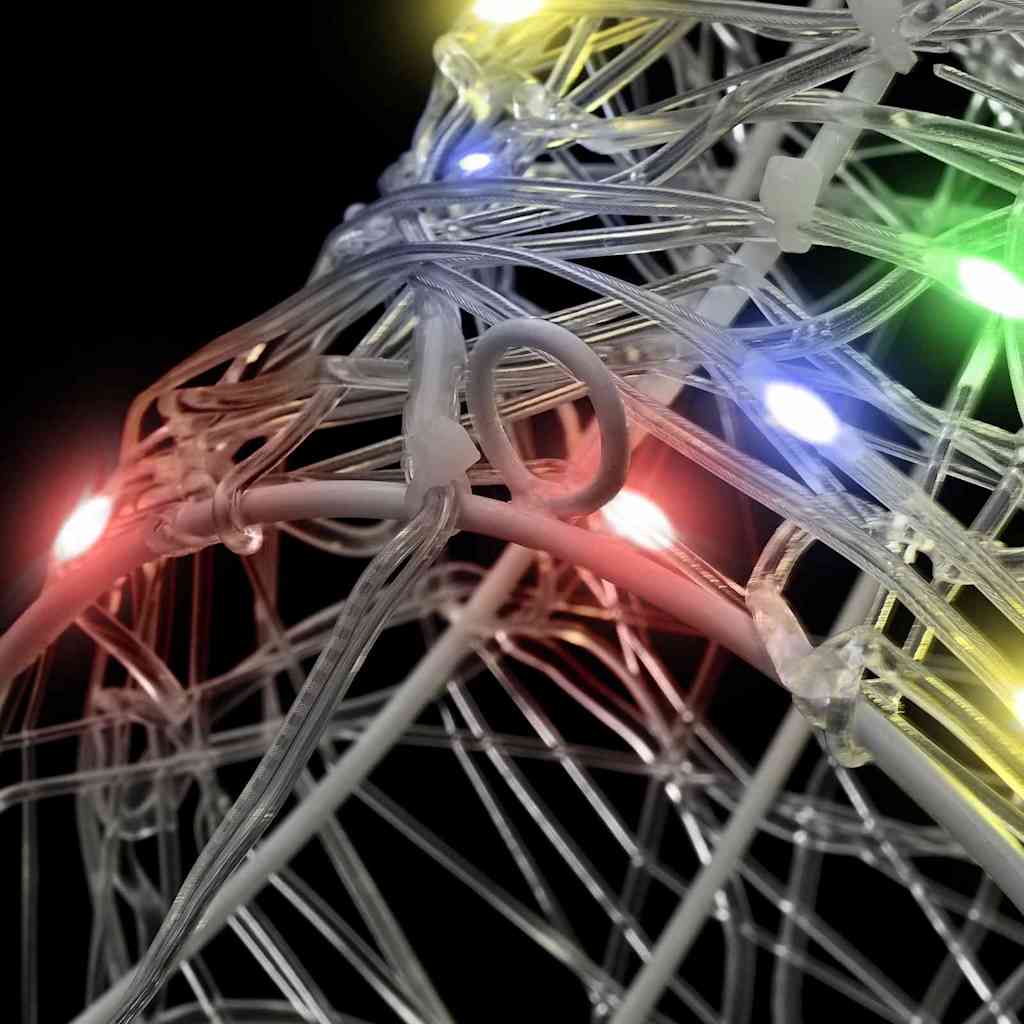 Cabeça de Rena com 140 LEDs Azul 60 cm Acrílo