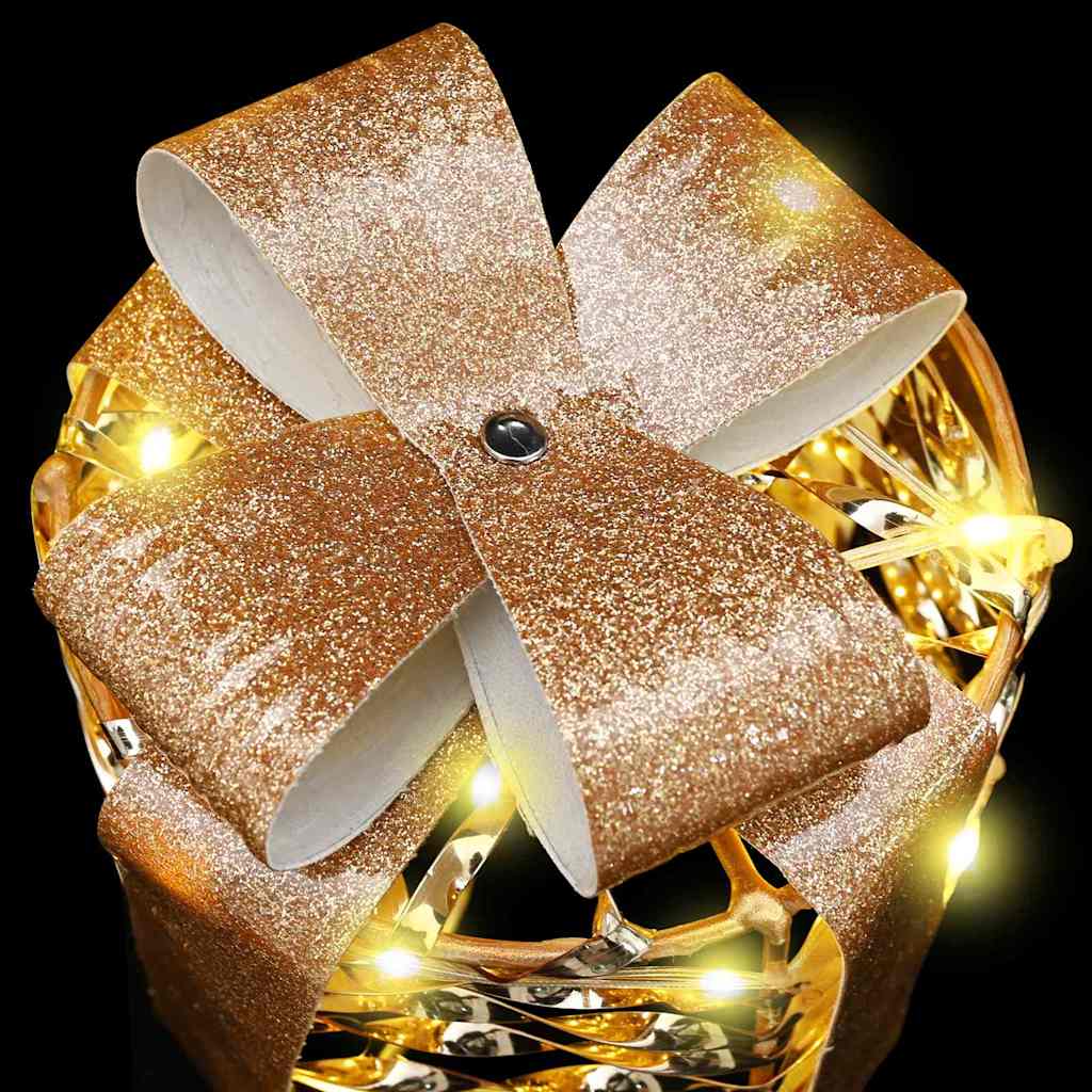 Decoração de Caixa de Presente 3 pcs Branco quente PET