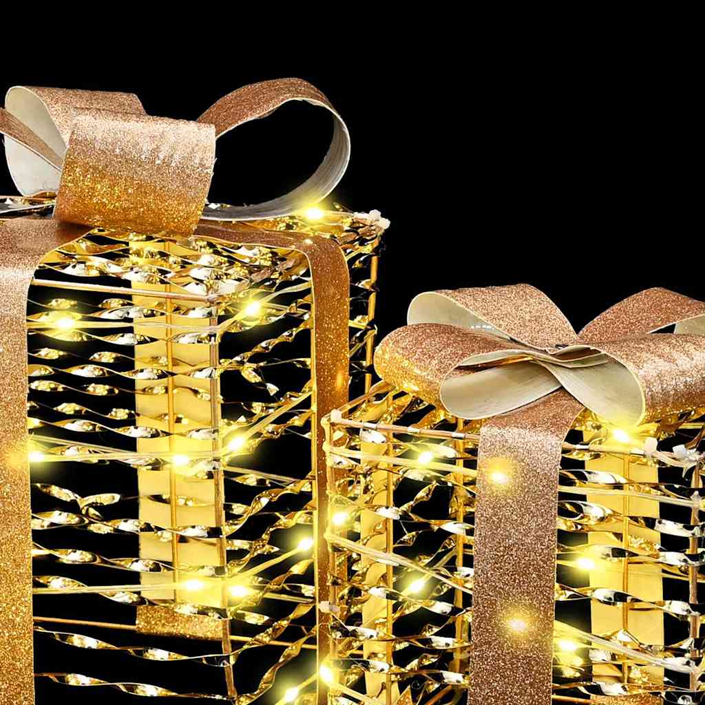 Caixa de Presente 3 pcs Branco quente 20 x 20 x 20 cm PET