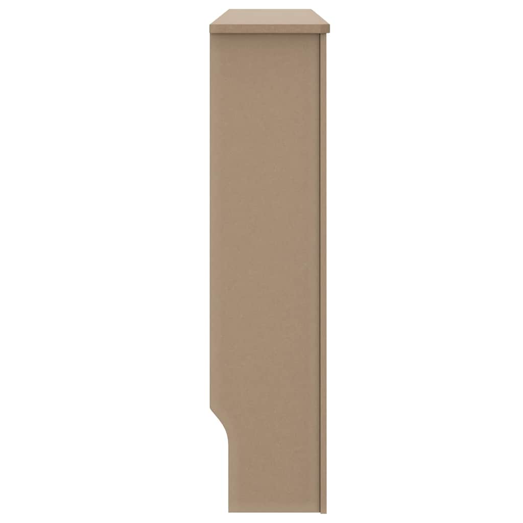 Capa de Radiador 2 pcs Castanho 112x19x81,5cm