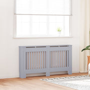 Capa de Radiador 2 pcs Cinzeto 152x19x81,5cm Madeira processada