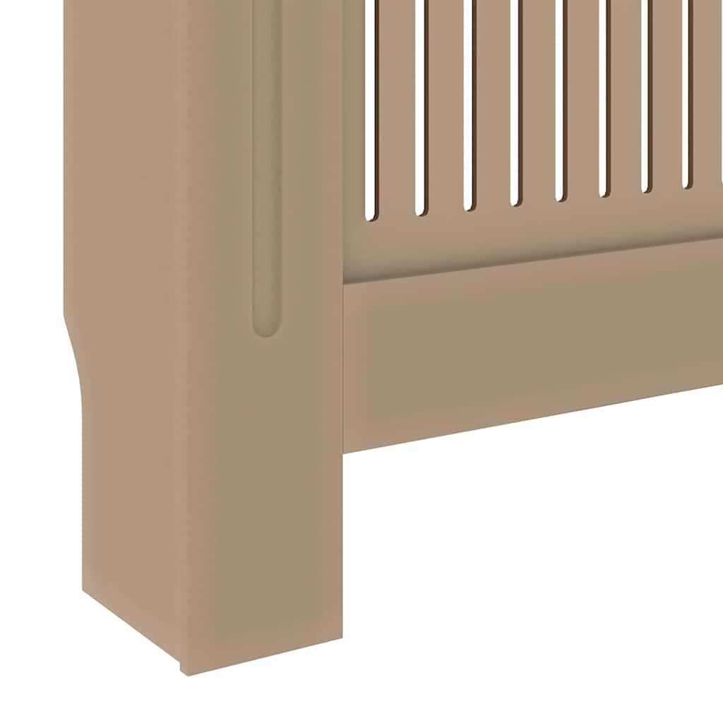 Capa de Radiador 2 pcs Castanho 205x20,5x81,5cm