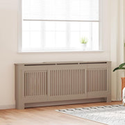 Capa de Radiador 2 pcs Castanho 205x20,5x81,5cm