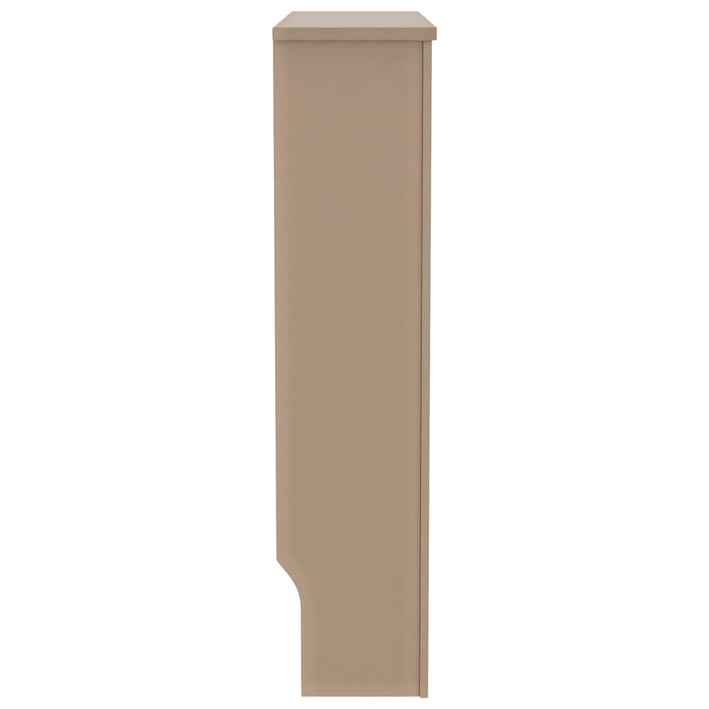 Capa de Radiador 2 pcs Castanho 78x19x81,5cm Madeira processada