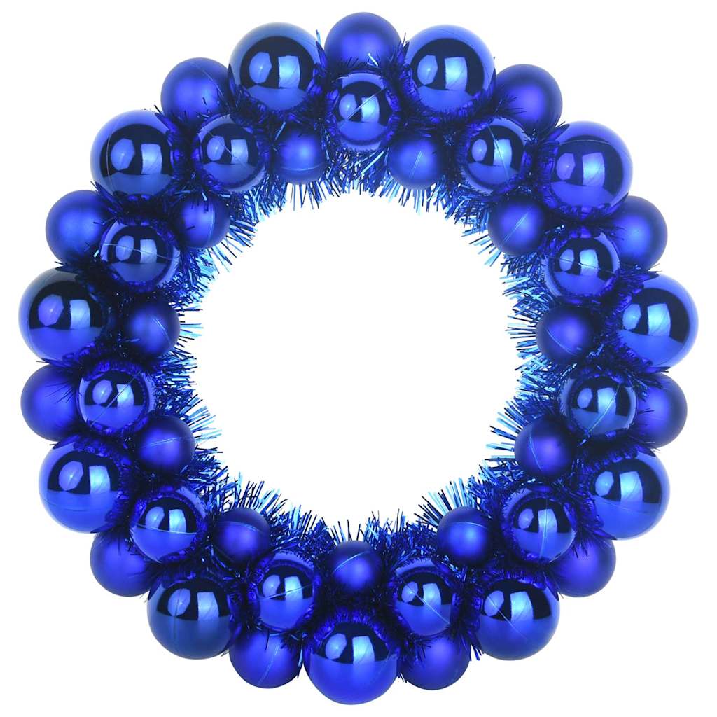Guirlandas de Bolas de Natal 2 pcs Azul 33 x 33 x 7 cm