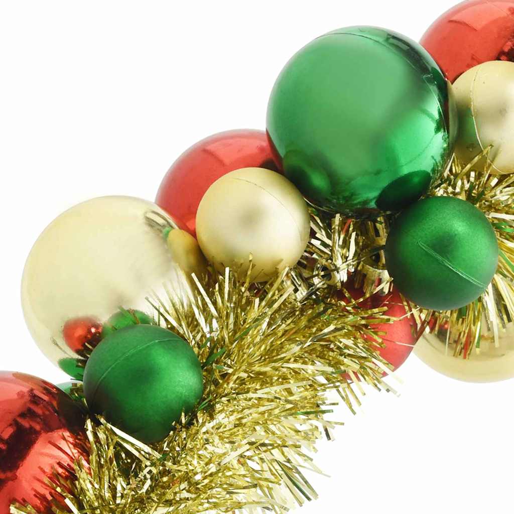Guirlanda de Bolas de Natal Multicolor 186 cm Poliestireno