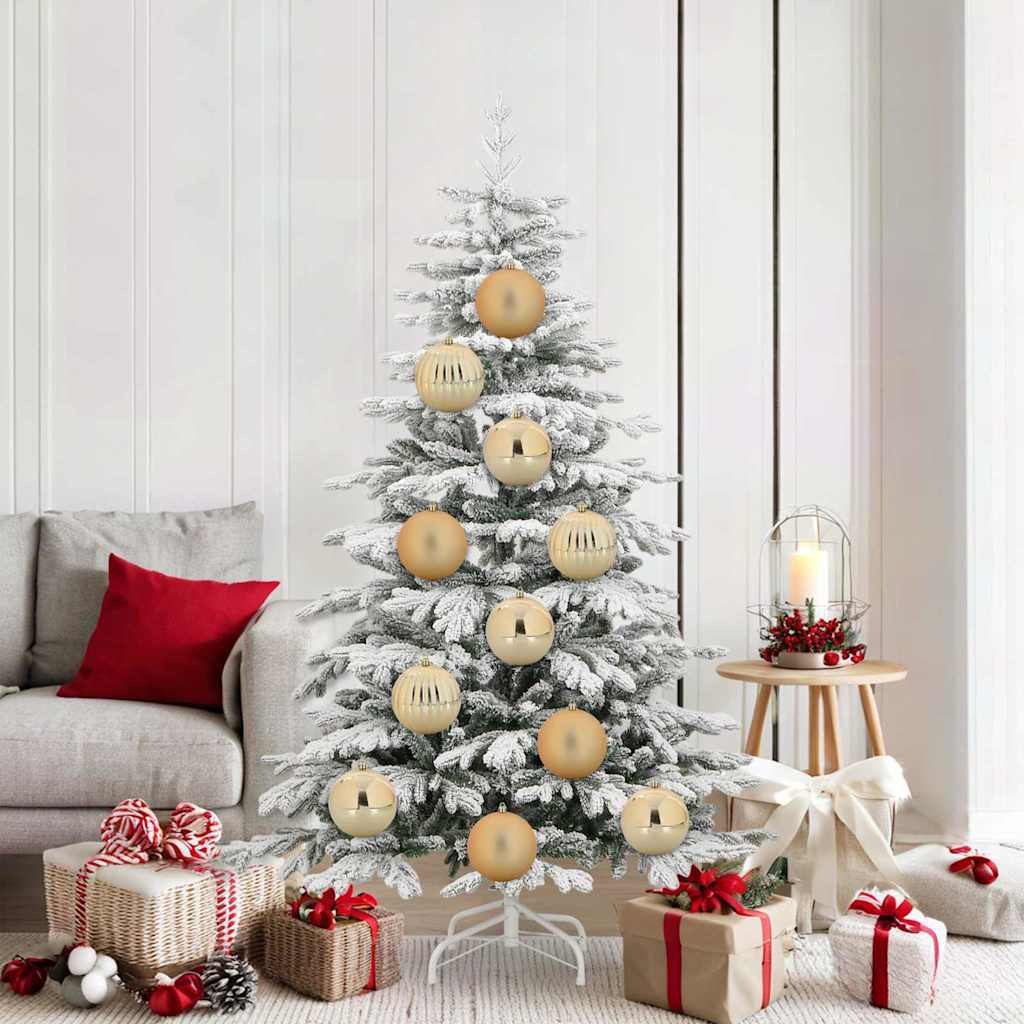 Conjunto de Bolas de Natal 9 pcs Ouro XL