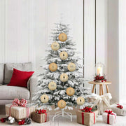 Conjunto de Bolas de Natal 9 pcs Ouro XL