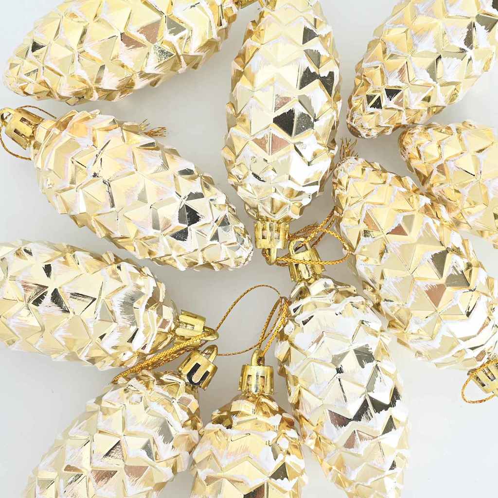 Bola de Pinheiro de Natal 40 pcs Ouro