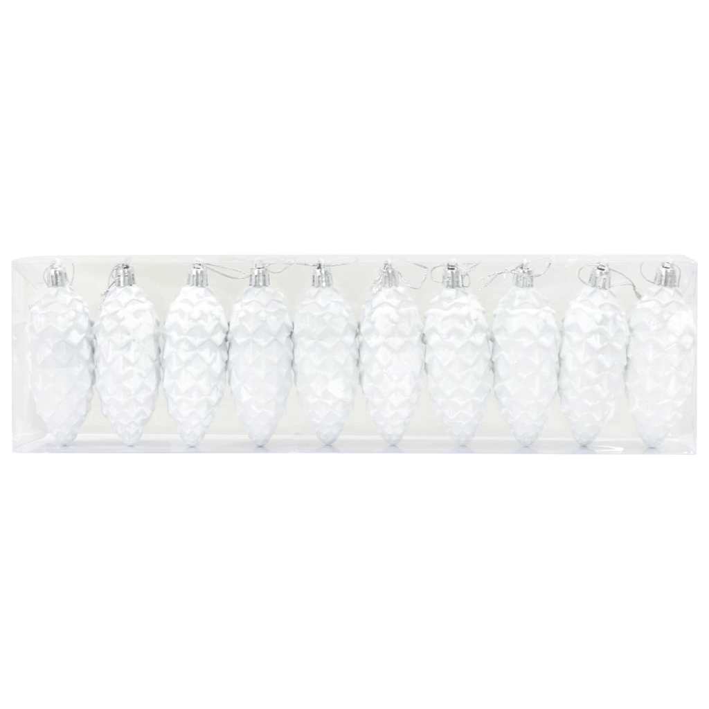 Bola de Pinheiro de Natal 40 pcs Branco