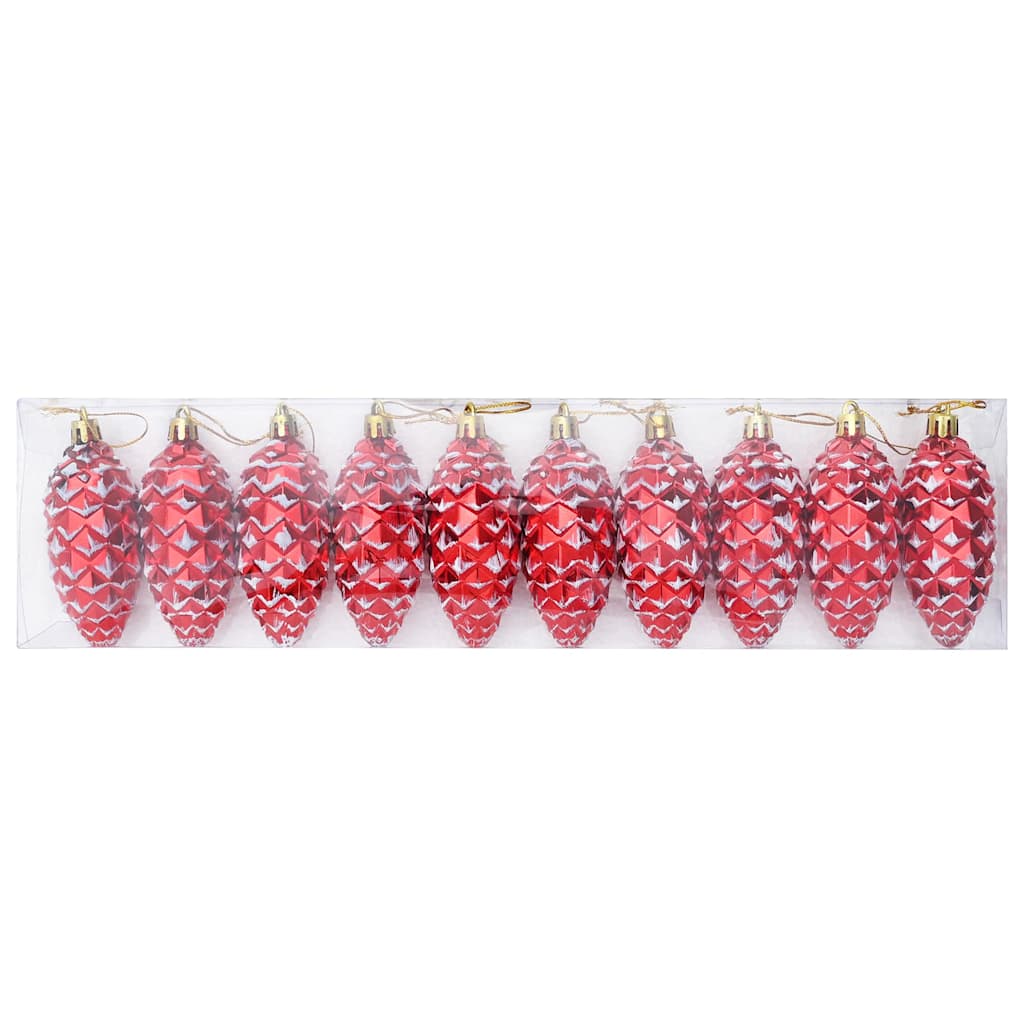 Bola de Pinheiro de Natal 40 pcs Vermelho