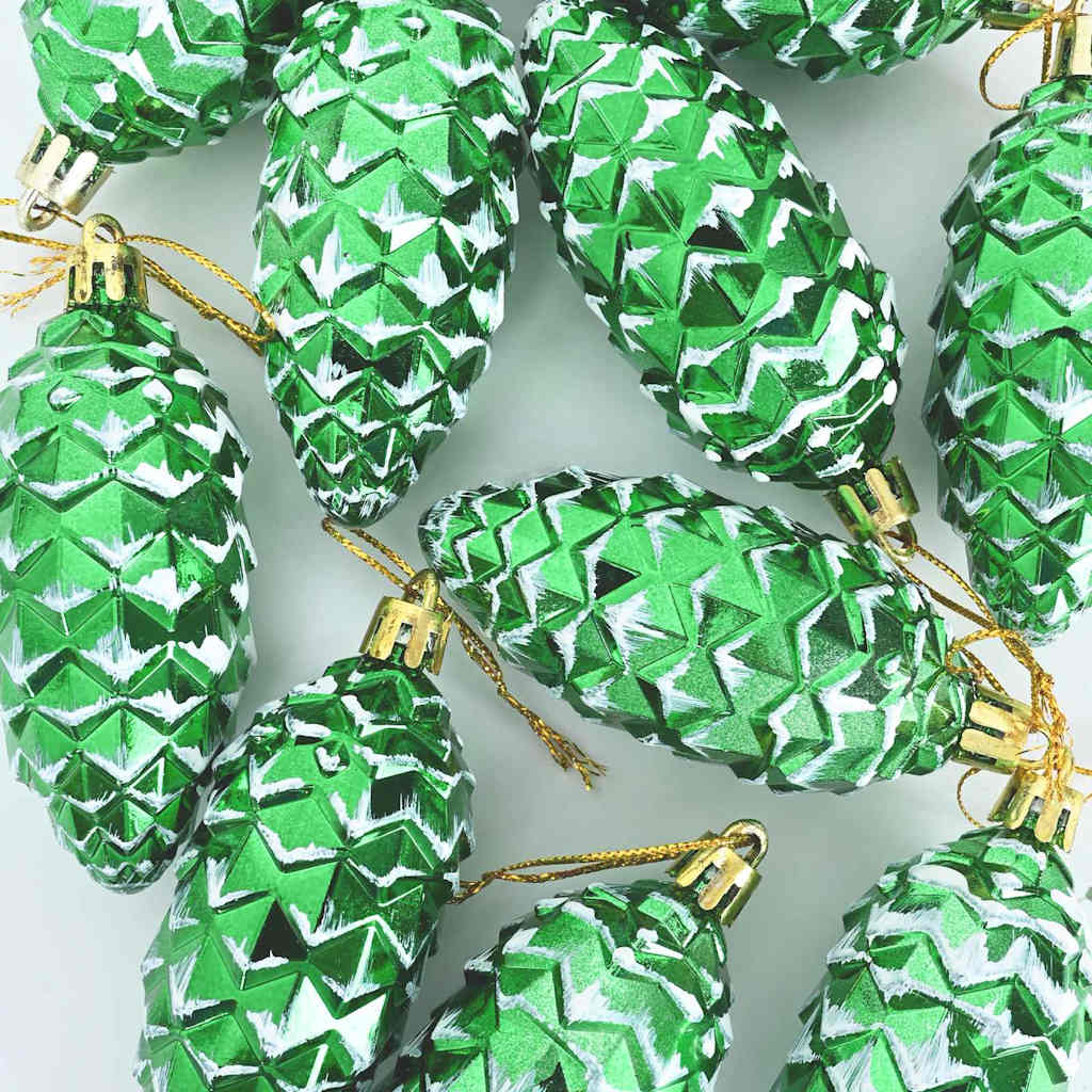 Bola de Pinheiro de Natal 40 pcs Verde