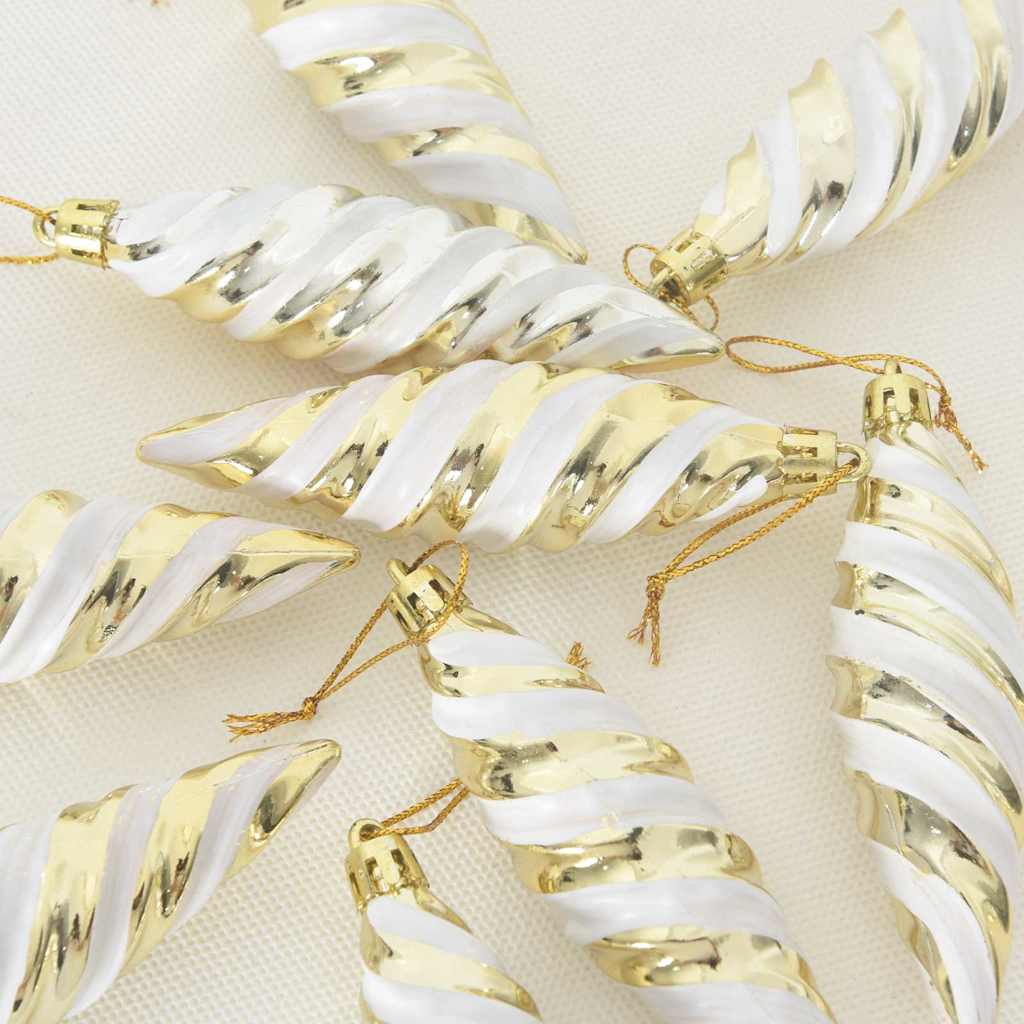 Bola Espiral de Natal 40 pcs Ouro