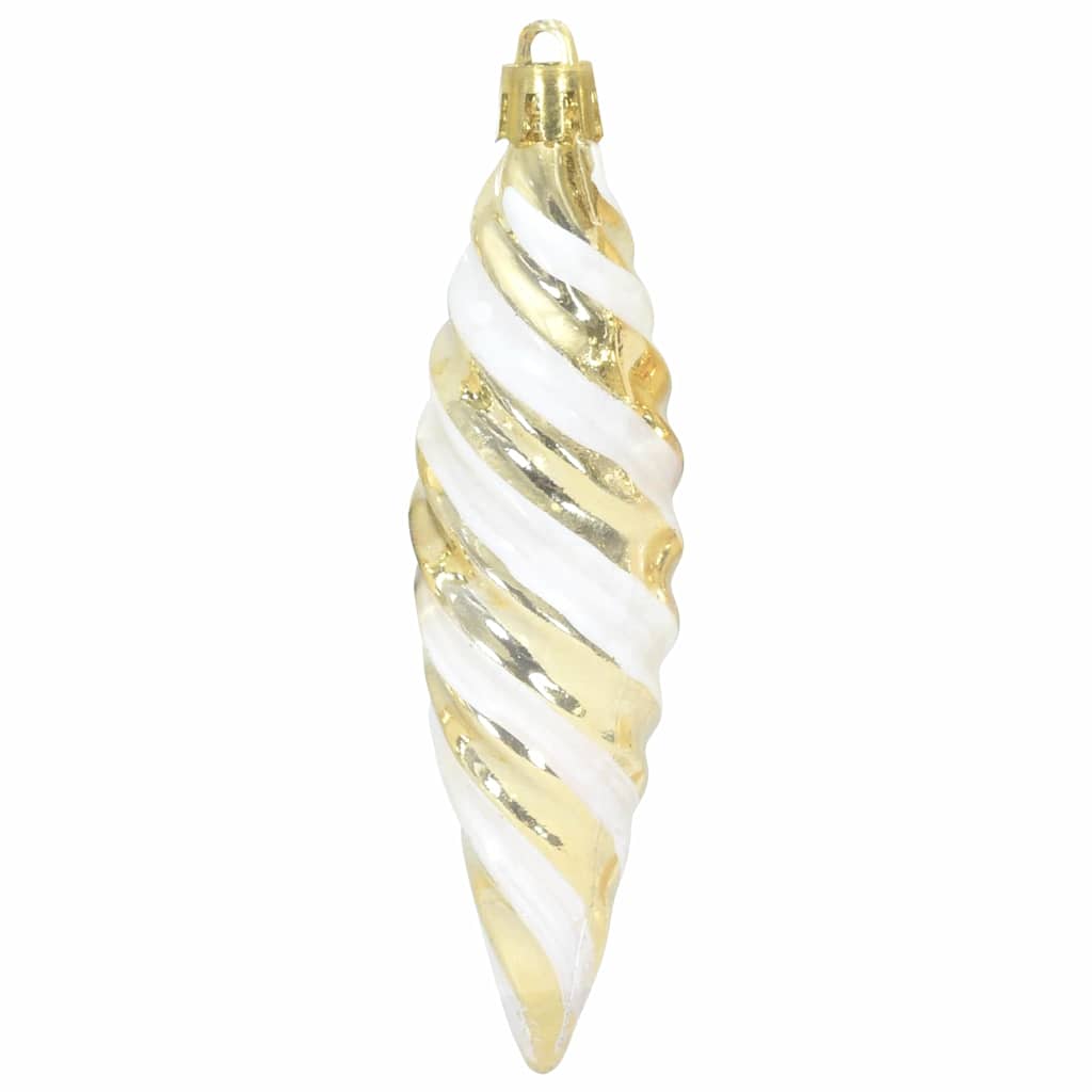 Bola Espiral de Natal 40 pcs Ouro