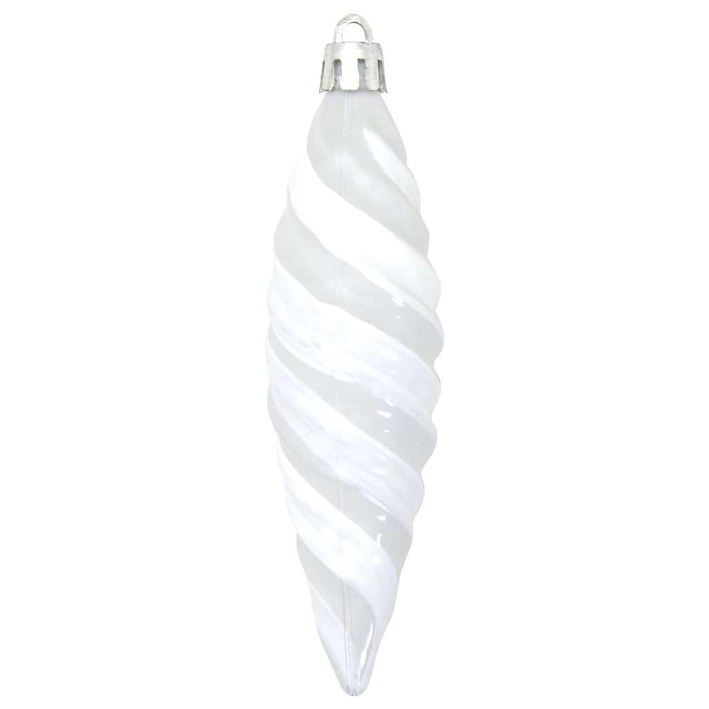 Bola Espiral de Natal 40 pcs Branco