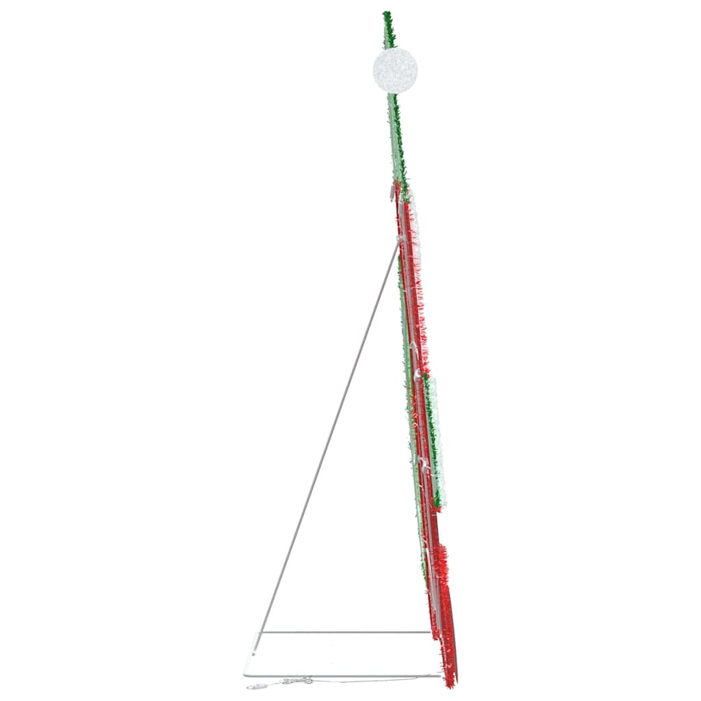 Papai Noel Iluminado com 60 LEDs Branco quente 62 x 70 cm