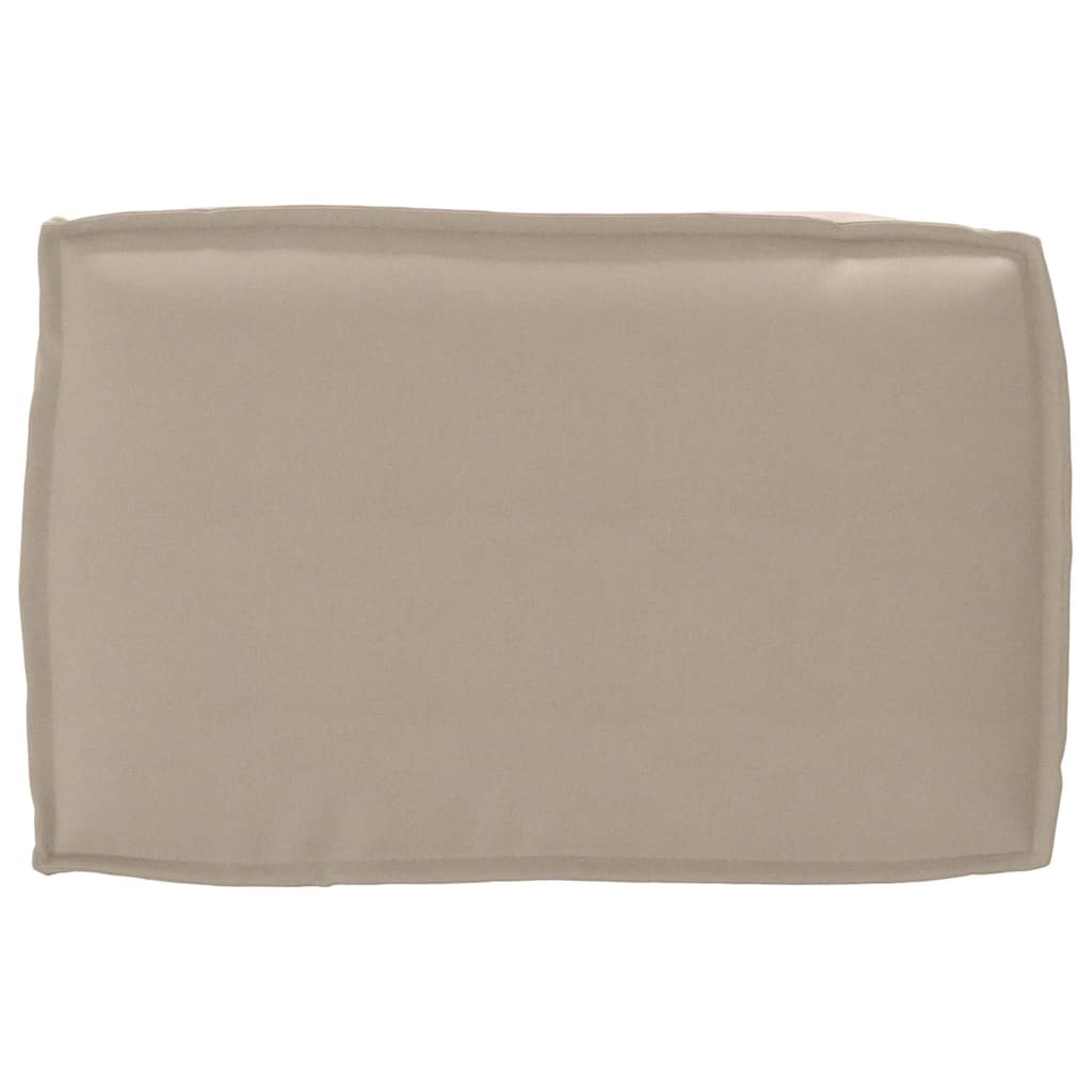 Conjunto de Almofadas para Palete 3 pcs Cinzento-acastanhado