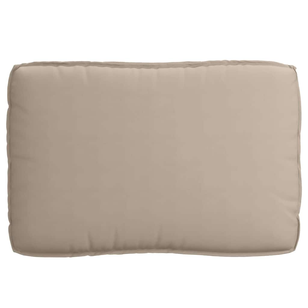 Conjunto de Almofadas para Palete 3 pcs Cinzento-acastanhado
