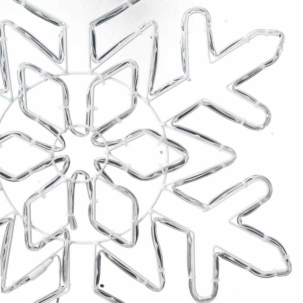 Floco de Natal com 156 LEDs Azul 55.5 x 55.5 x 0.75cm PVC